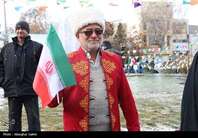 راهپیمایی 22 بهمن کم نظیر و برفی در بجنورد