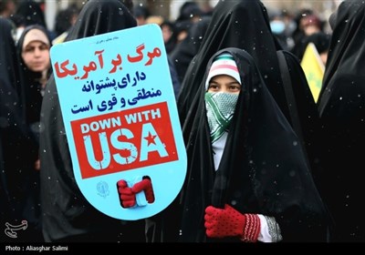 راهپیمایی 22 بهمن کم نظیر و برفی در بجنورد
