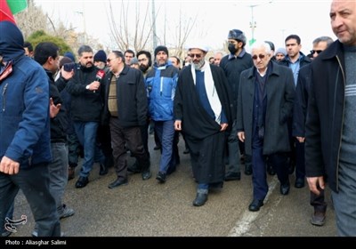 راهپیمایی 22 بهمن کم نظیر و برفی در بجنورد