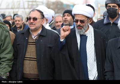 راهپیمایی 22 بهمن کم نظیر و برفی در بجنورد