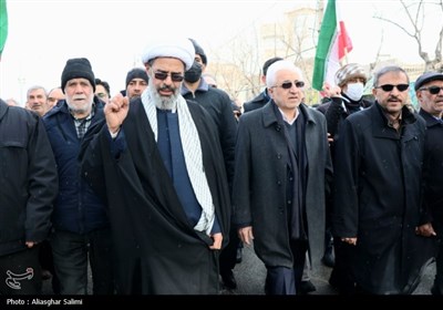 راهپیمایی 22 بهمن کم نظیر و برفی در بجنورد