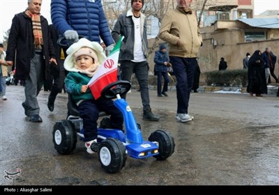 راهپیمایی 22 بهمن کم نظیر و برفی در بجنورد