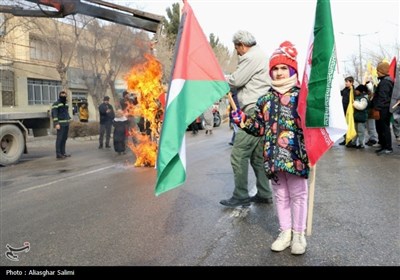 راهپیمایی 22 بهمن کم نظیر و برفی در بجنورد