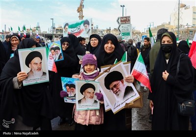 راهپیمایی 22 بهمن در مشهد