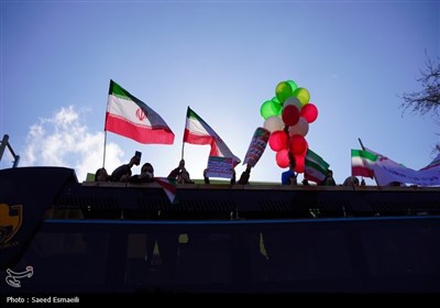22 بهمن تماشایی مردم گرگان در جشن 46 سالگی انقلاب اسلامی