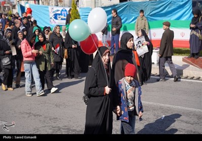 22 بهمن تماشایی مردم گرگان در جشن 46 سالگی انقلاب اسلامی