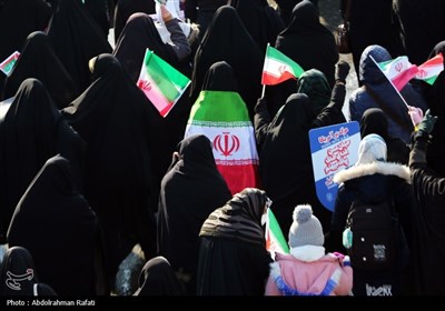 راهپیمایی 22 بهمن در همدان