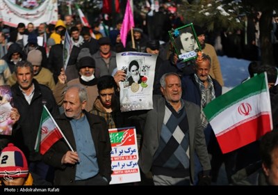 راهپیمایی 22 بهمن در همدان