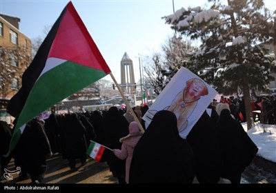 راهپیمایی 22 بهمن در همدان