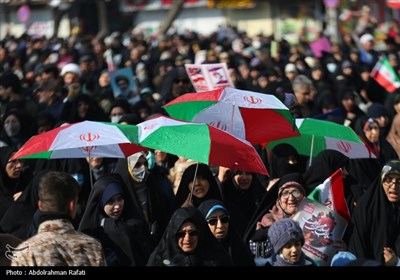 راهپیمایی 22 بهمن در همدان