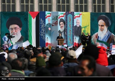 راهپیمایی 22 بهمن در همدان