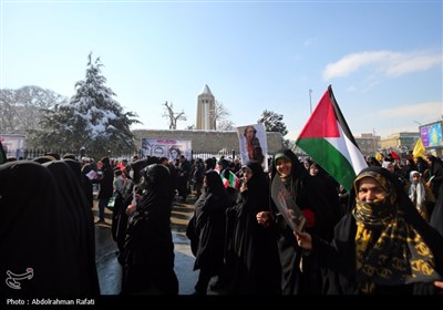 راهپیمایی 22 بهمن در همدان