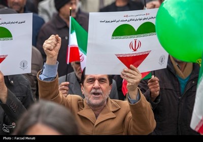 راهپیمایی 22 بهمن در کرمانشاه 