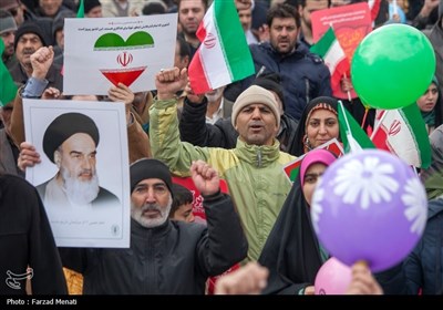 راهپیمایی 22 بهمن در کرمانشاه 