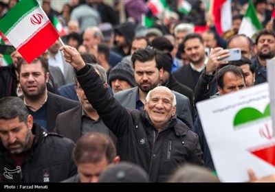 راهپیمایی 22 بهمن در کرمانشاه 