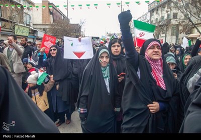 راهپیمایی 22 بهمن در کرمانشاه 