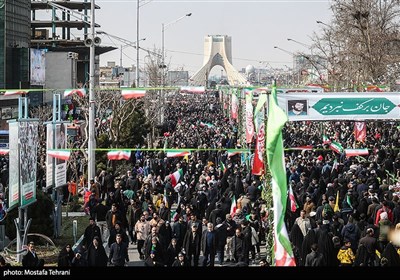 راهپیمایی 22 بهمن در تهران