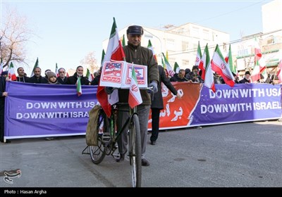 راهپیمایی 22 بهمن در زنجان