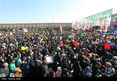 راهپیمایی 22 بهمن در اصفهان 