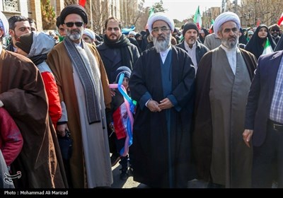 راهپیمایی 22 بهمن در قم 