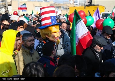 راهپیمایی 22 بهمن در قزوین