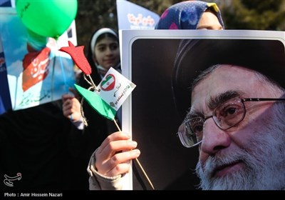 راهپیمایی 22 بهمن در قزوین