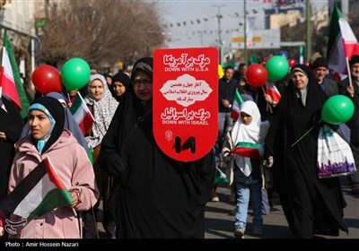 راهپیمایی 22 بهمن در قزوین