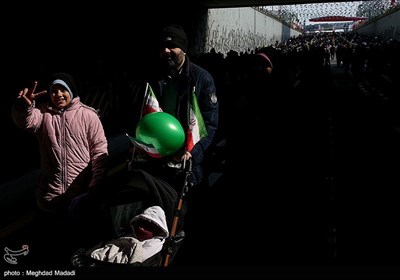 مسيرات في إيران بمناسبة انتصار الثورة الاسلامية