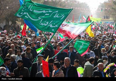 راهپیمایی ۲۲ بهمن در کرمان 