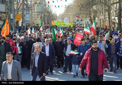 راهپیمایی 22 بهمن در خرم آباد
