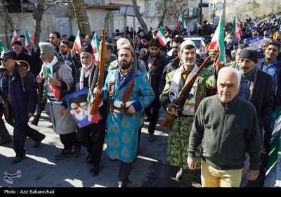 راهپیمایی 22 بهمن در خرم آباد