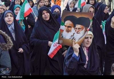 راهپیمایی 22 بهمن در خرم آباد