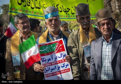راهپیمایی 22 بهمن در شیراز