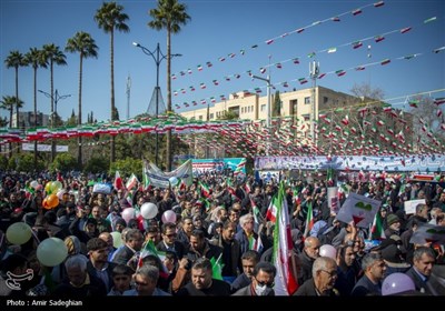 راهپیمایی 22 بهمن در شیراز