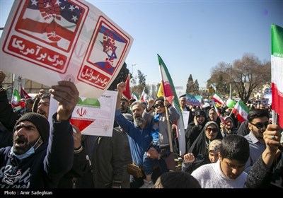 راهپیمایی 22 بهمن در شیراز