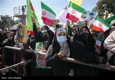 راهپیمایی 22 بهمن در شیراز