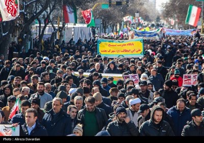 راهپیمایی 22 بهمن در اردبیل