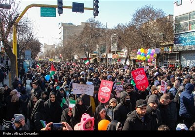 راهپیمایی 22 بهمن در اردبیل