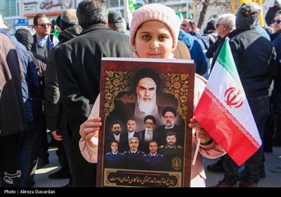 راهپیمایی 22 بهمن در اردبیل