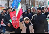 راهپیمایی 22 بهمن در اردبیل