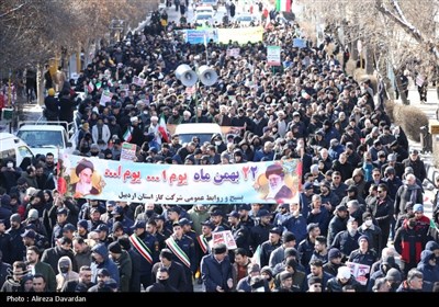 راهپیمایی 22 بهمن در اردبیل