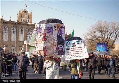 راهپیمایی 22 بهمن در تبریز