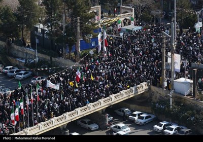 راهپیمایی 22 بهمن در قم 