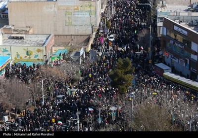 راهپیمایی 22 بهمن در قم 