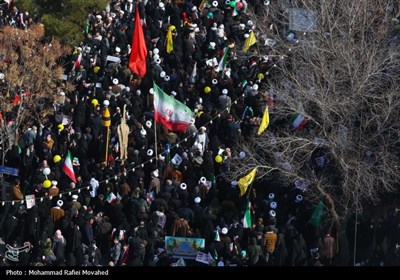 راهپیمایی 22 بهمن در قم 