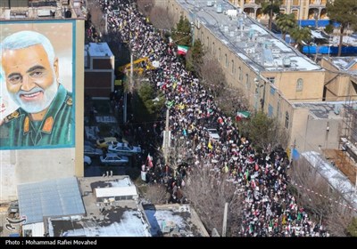 راهپیمایی 22 بهمن در قم 