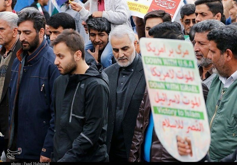 جای خالی حاج قاسم در راهپیمایی 22 بهمن/ بغض‌ سنگین مردم