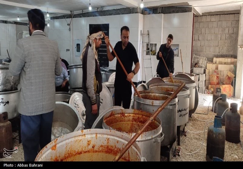 پخت و توزیع 10 هزار پرس غذا در جنوب استان بوشهر