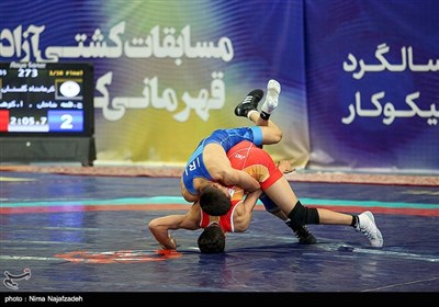 رقابت های کشتی آزاد نوجوانان قهرمانی کشور – مشهد 