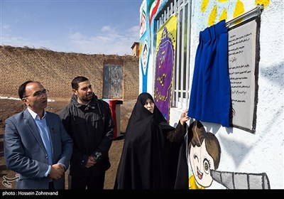 افتتاح سومین مدرسه گروه جهادی شهدا توسط خیر مدرسه ساز